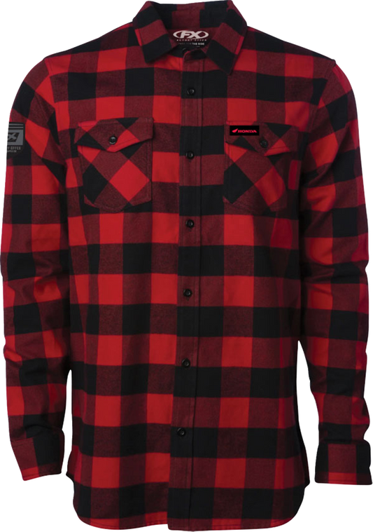 Facotry Effex Honda Explorer Flannel Shirt - Red/Black