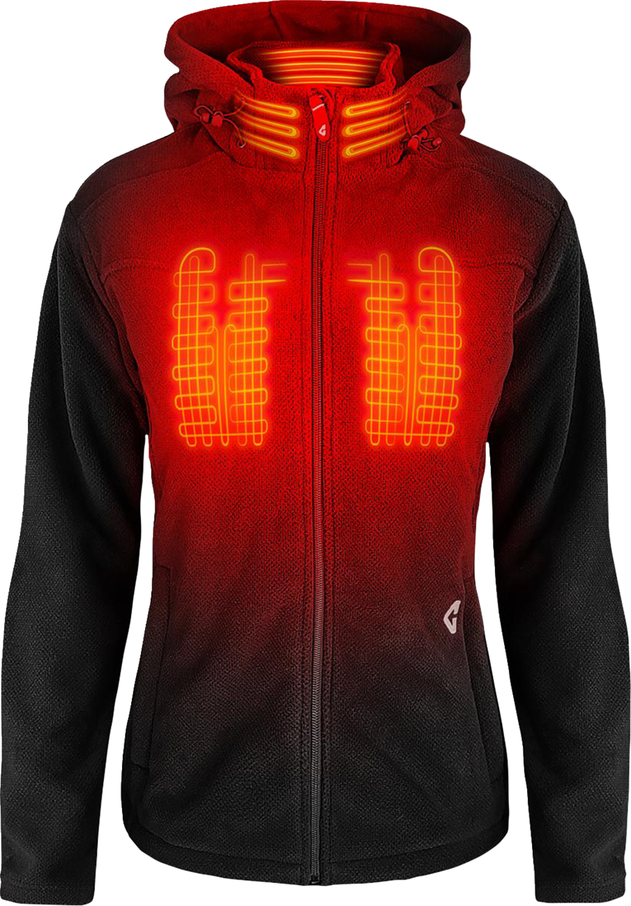 Womens 7V Thermite Fleece Heated Jacket 2.0 - Black