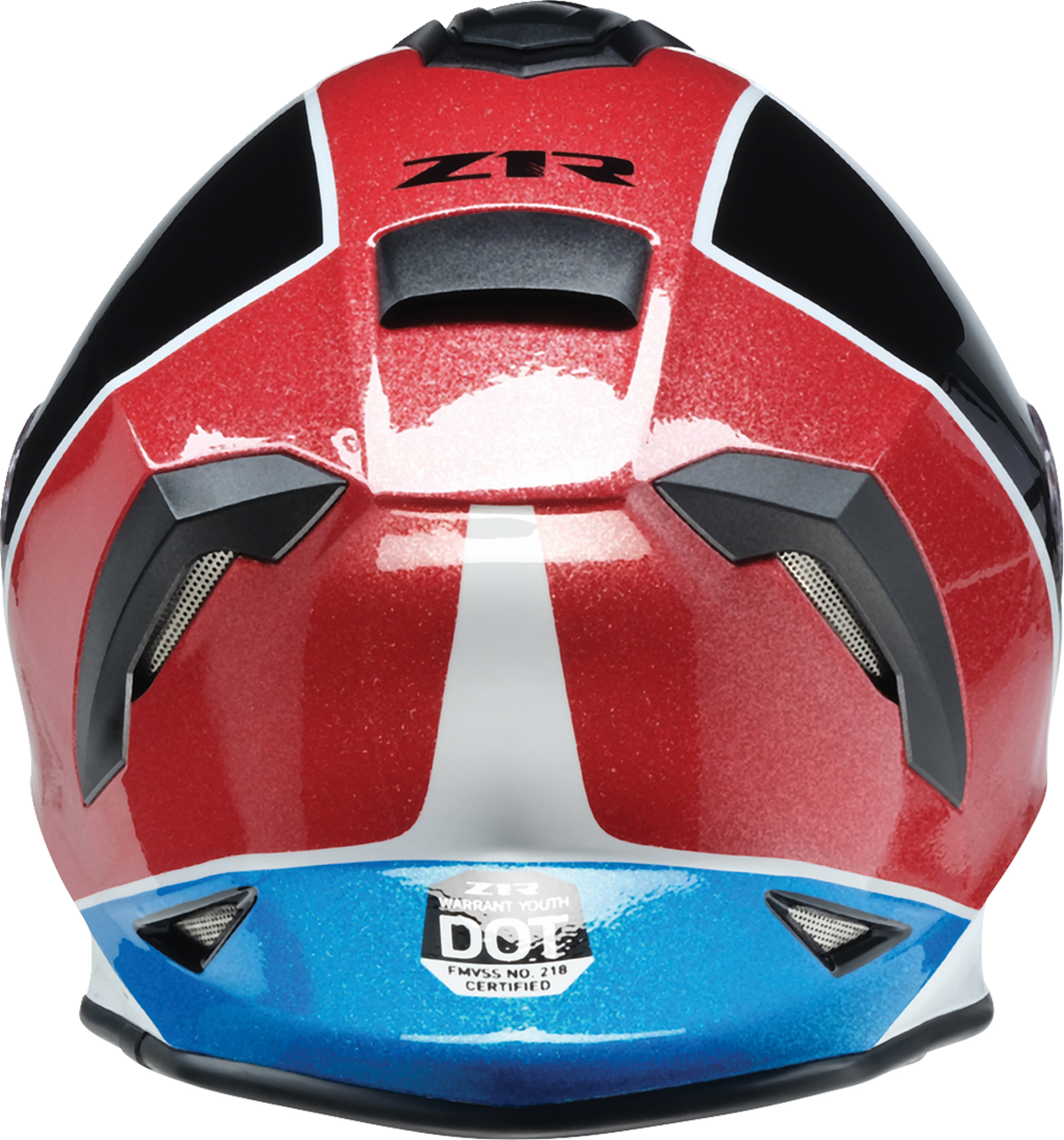 Z1R Youth Warrant 2.0 Snow Fresh Pow Helmet - Red/White/Blue