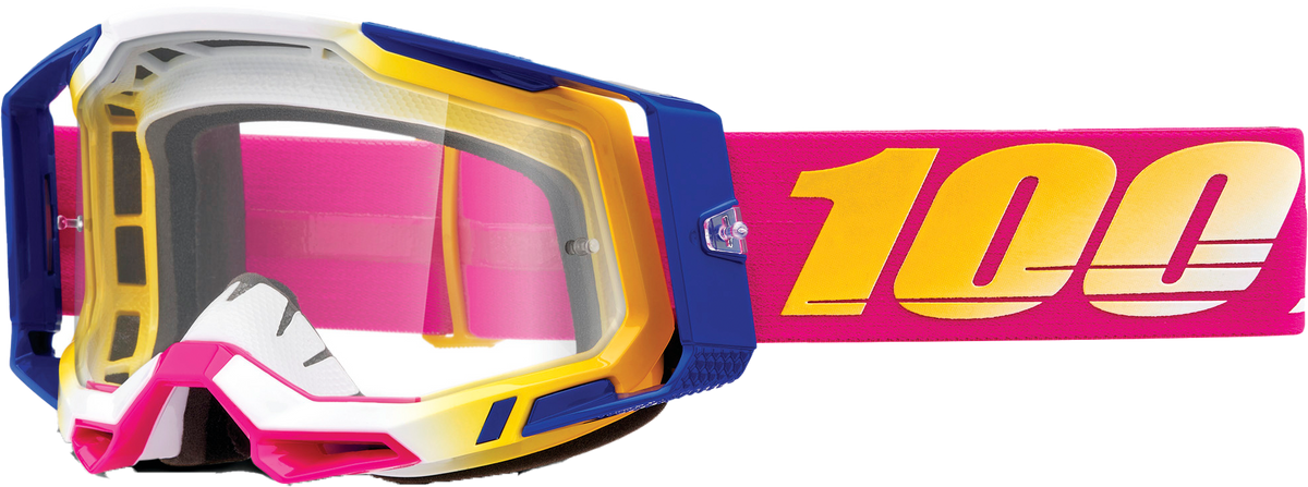 100% Racecraft 2 Goggles Mission / Clear Lens