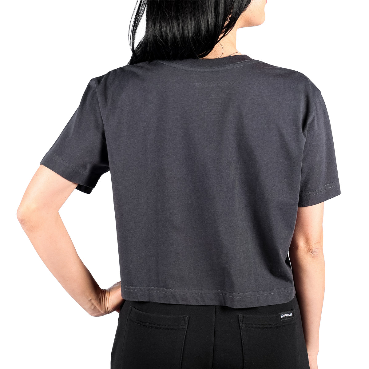 Fasthouse Crossroad Tee Crop - Black
