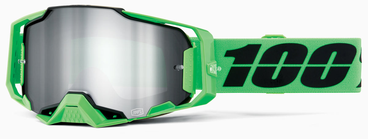 100% Armega Goggles CLOSEOUT Anza 2 / Silver Mirror Lens