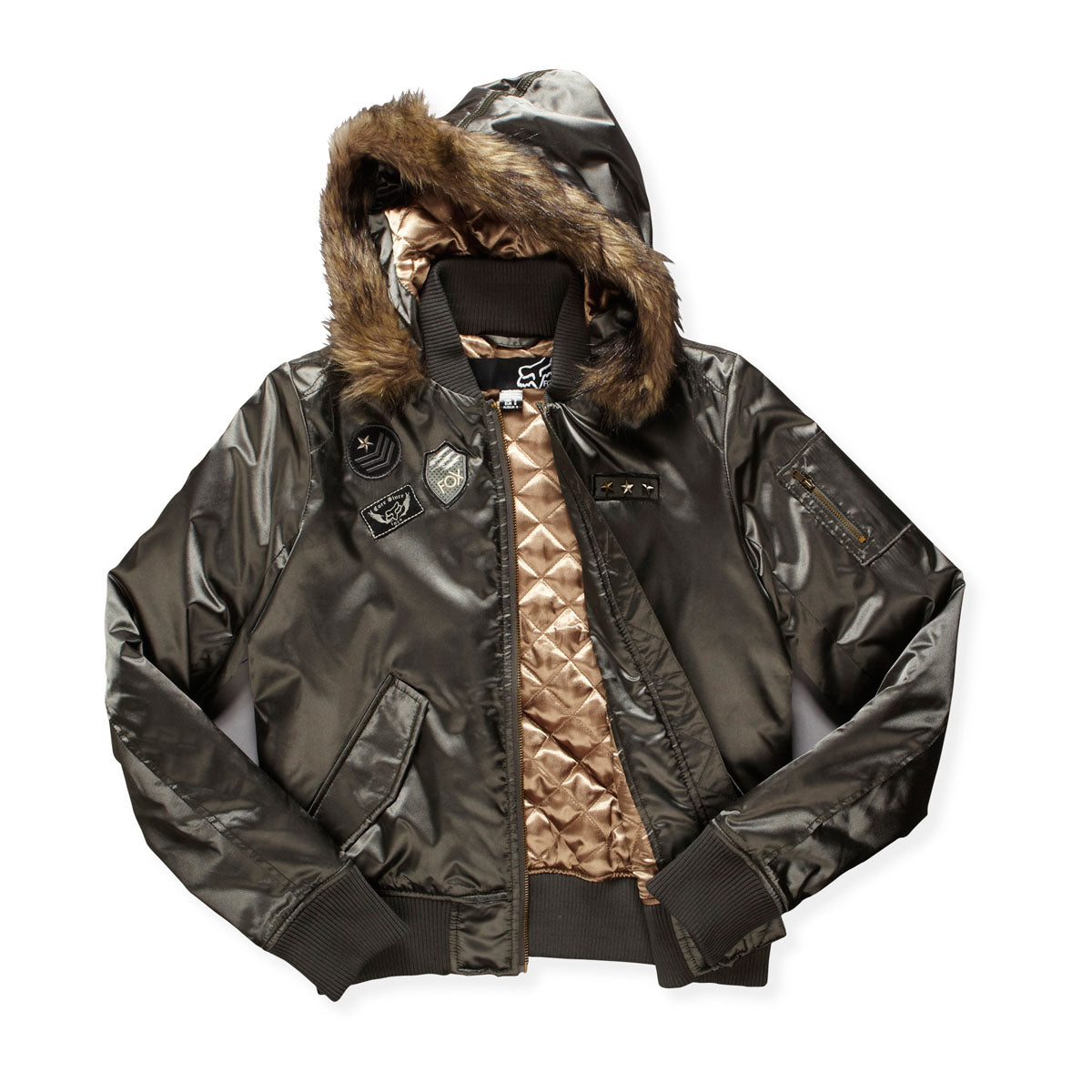 Fox Racing Top Gun Bomber Hoodie - Carbon