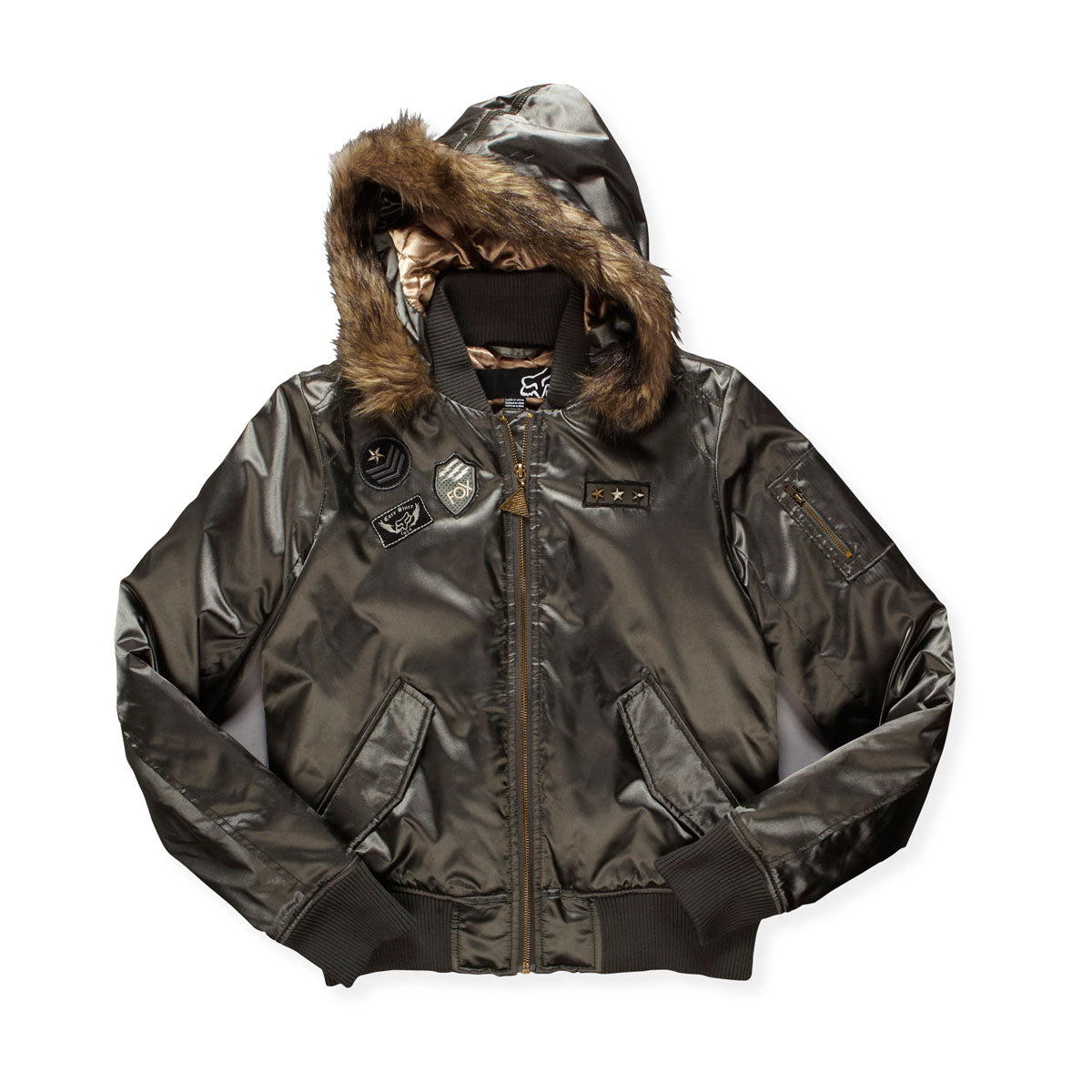 Fox Racing Top Gun Bomber Hoodie - Carbon