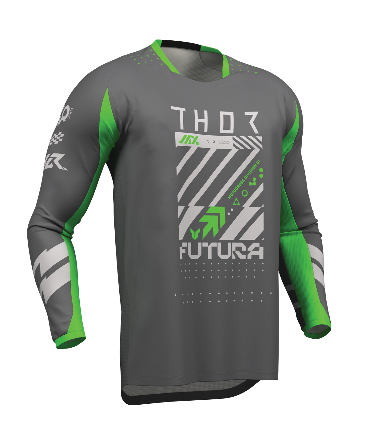Charcoal/Green