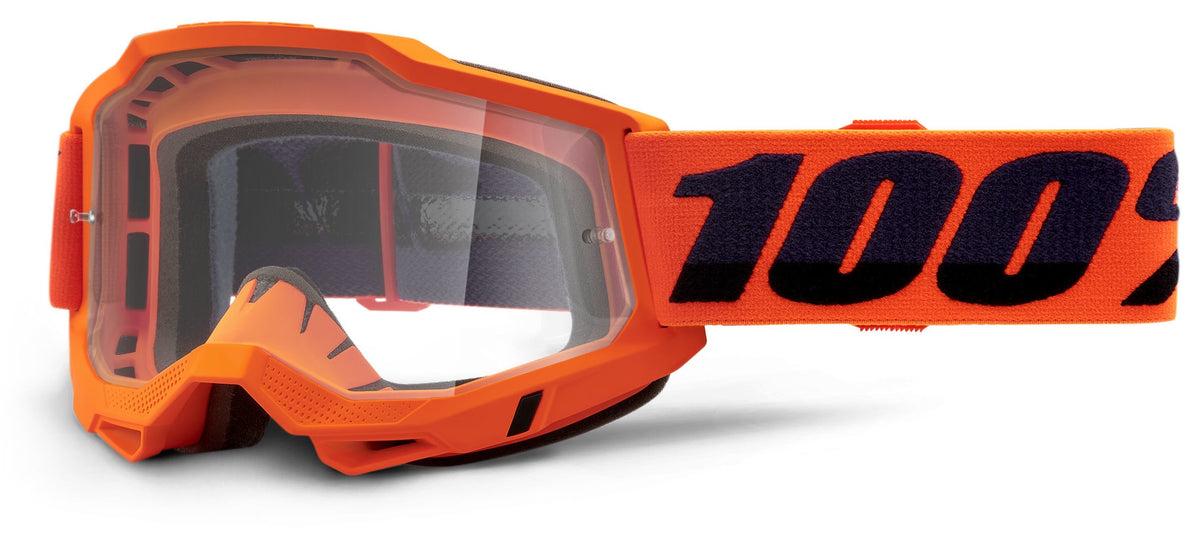 100% Accuri 2 Goggles Orange / Clear Lens