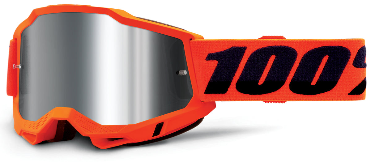100% Accuri 2 Goggles Orange / Red Mirror Lens