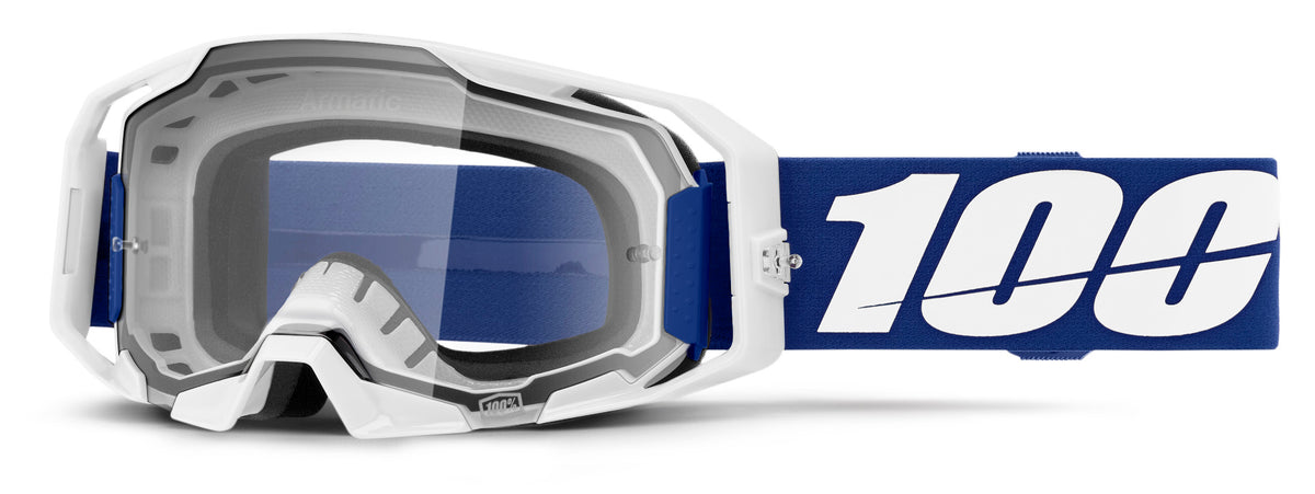 100% Armatic Goggles Blue / Clear Lens