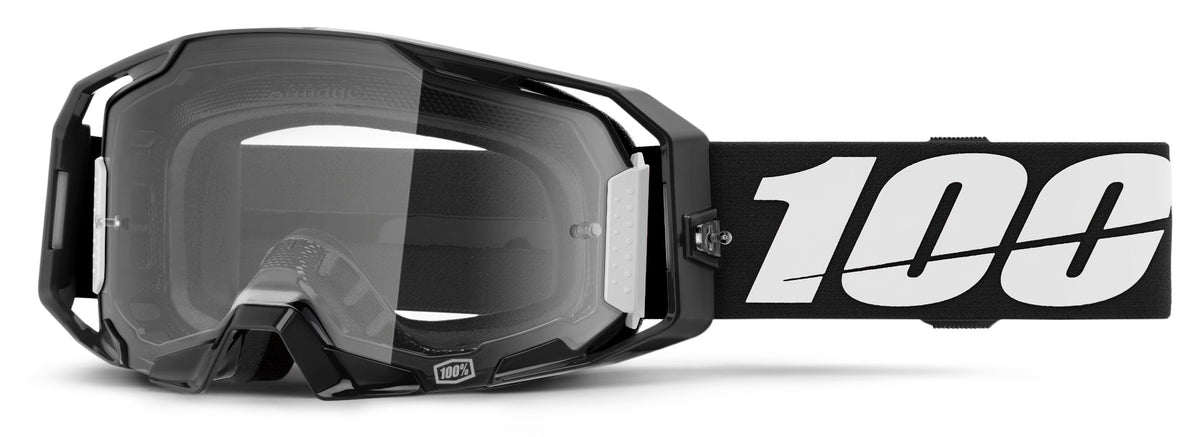 100% Armatic Goggles Black / Clear Lens
