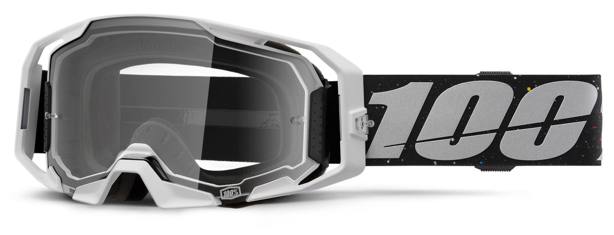 100% Armatic Goggles CLOSEOUT Rapid Racer / Clear Lens