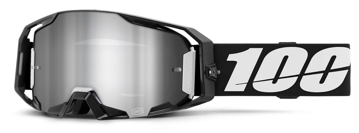 100% Armatic Goggles Black / Silver Flash Mirrored Lens