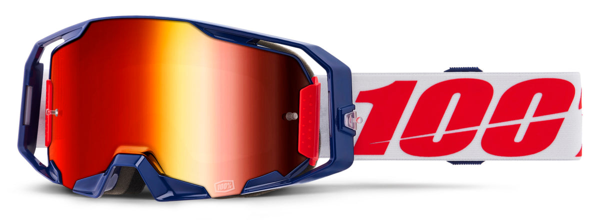 100% Armatic Goggles CLOSEOUT Mach Z / Red Mirrored Lens