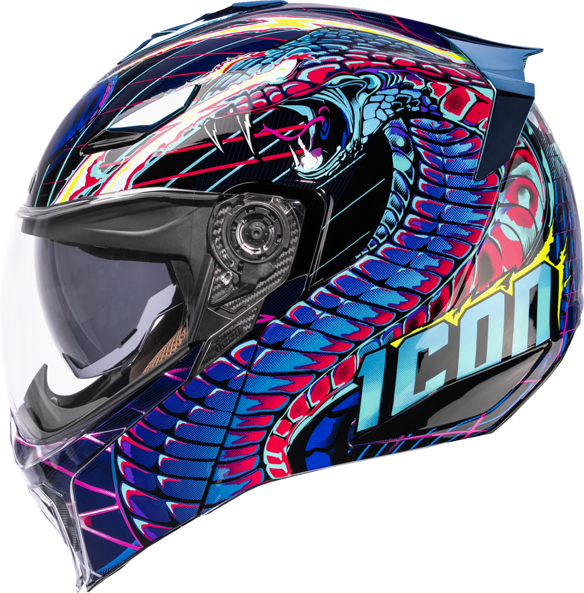 cobra full face close helmet motorbike motorcycle headset cobra Icon Threshold Lazer Cobra Helmet, Size 3XL for Men