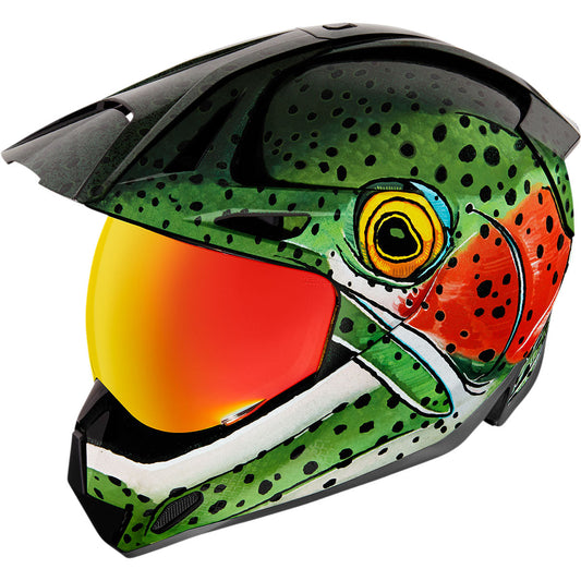 Icon Variant Pro Bug Chucker Helmet - Green