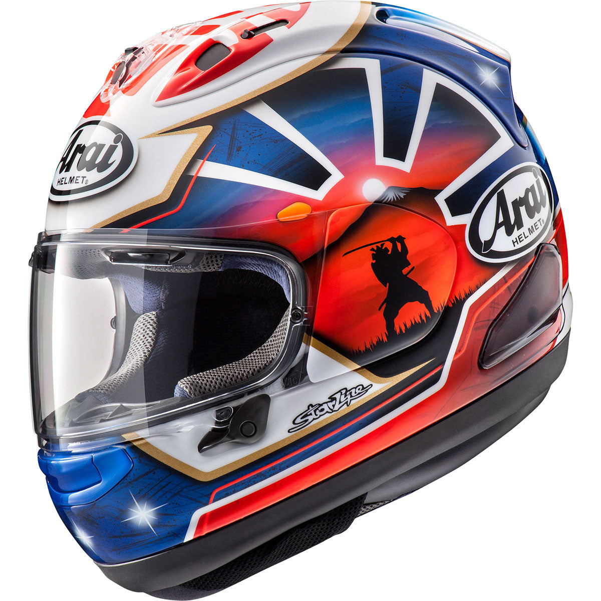 Arai Corsair-X Dani Samurai 2 Helmet CLOSEOUT - Blue