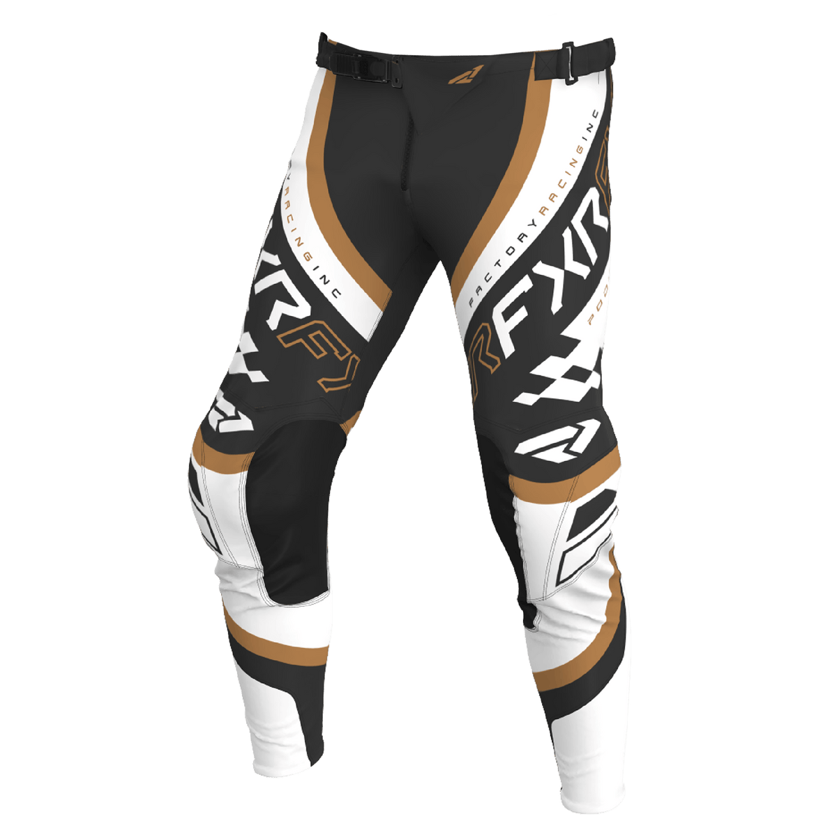 FXR Podium Swerve MX Gear Set - ASPHALT/WHITE/GUM