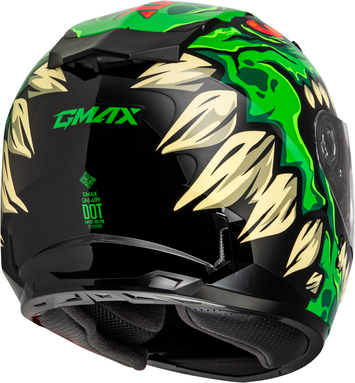 GMAX Youth GM-49Y Drax Helmet Green