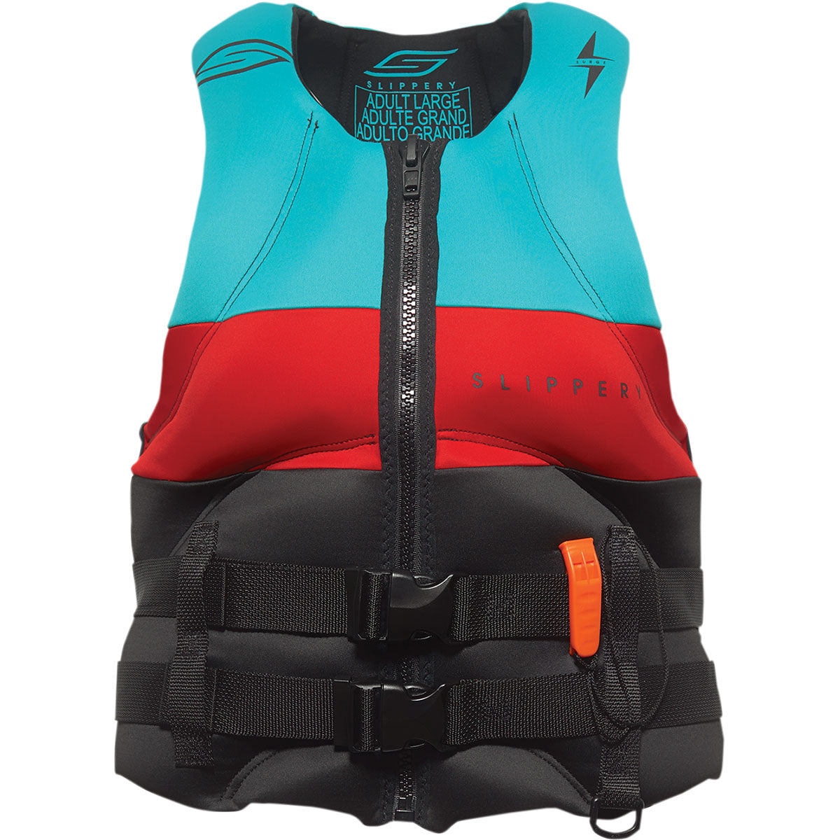 Slippery Surge Neo Vest - Black/Aqua