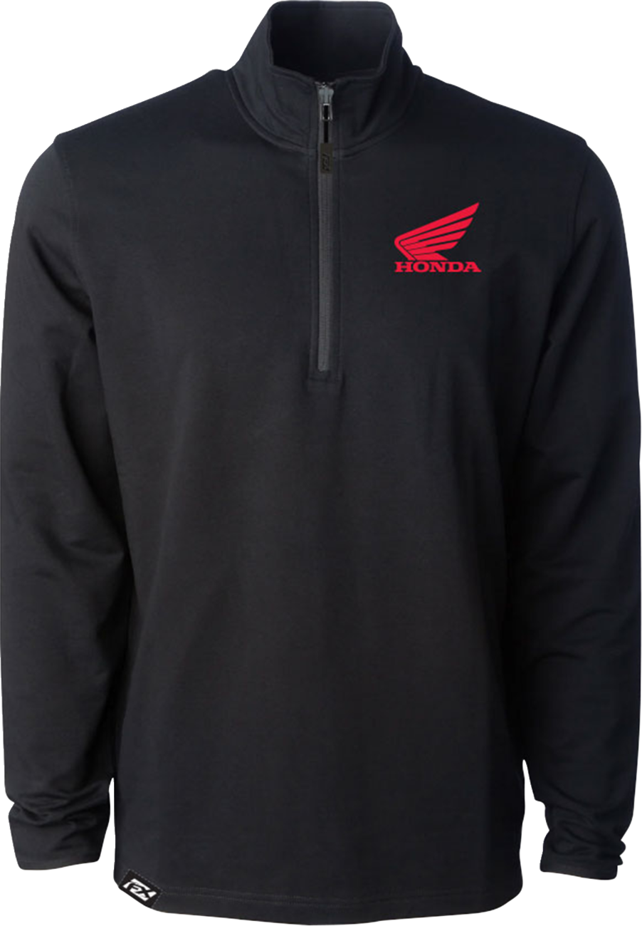 Facotry Effex Honda Performance Quarter-Zip Sweatshirt - Black