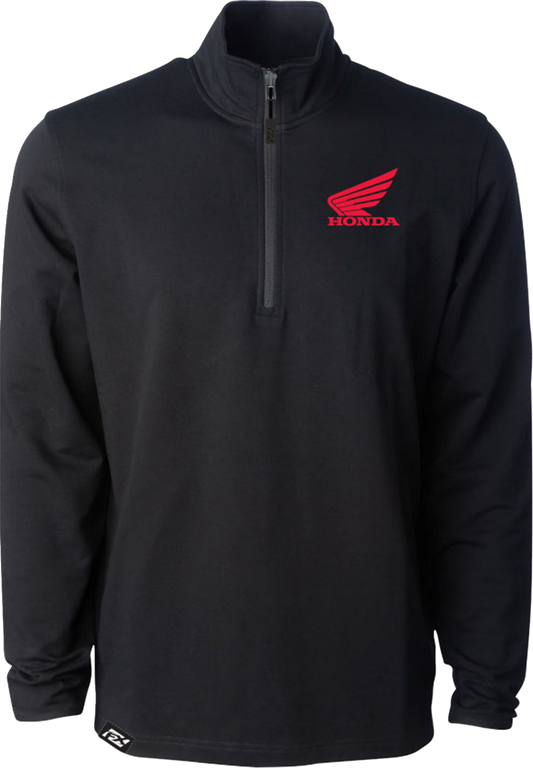 Facotry Effex Honda Performance Quarter-Zip Sweatshirt - Black