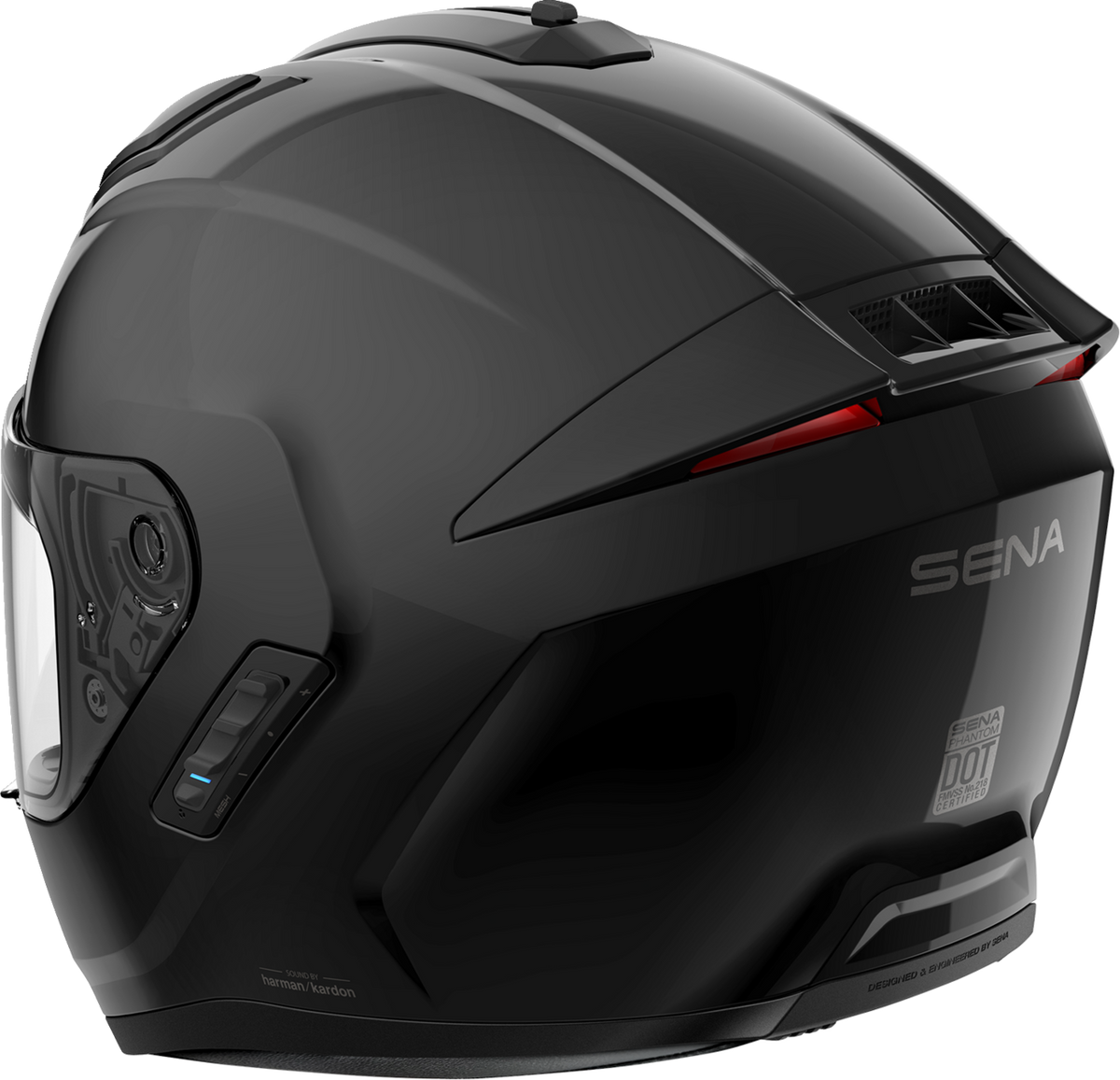 SENA Phantom ANC Helmet - Gloss Black