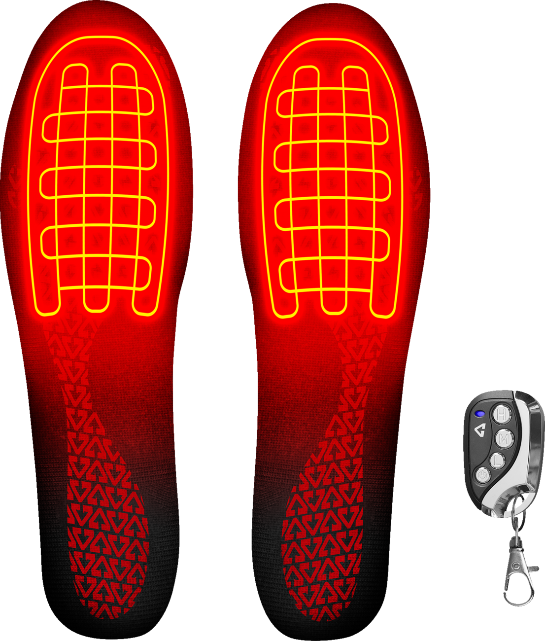 Gerbing 3V Rechargeable Heated Insoles with Remote - Black