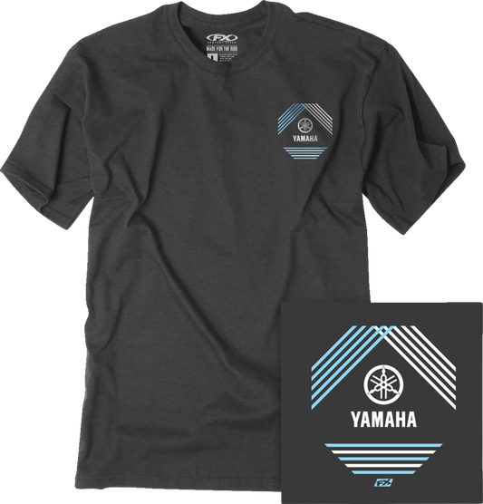 Facotry Effex Yamaha Lined T-Shirt - Heather Charcoal