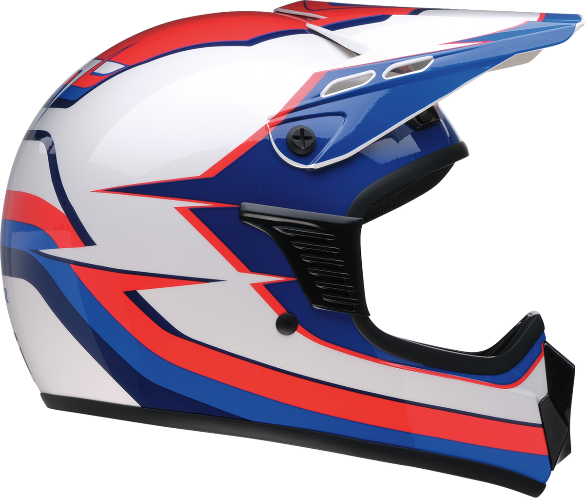 Z1R Child Dirt Maxx Vortex Helmet - Red/White/Blue