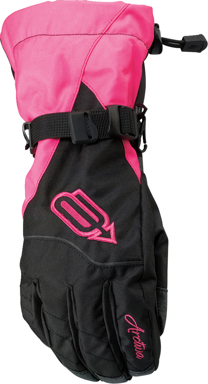 Arctiva Womens Pivot Gloves - Black/Pink