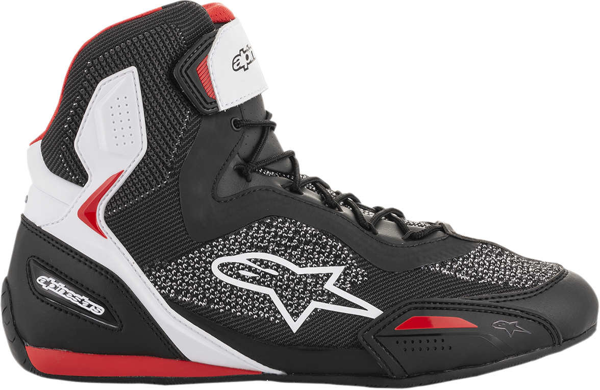 Alpinestars Faster-3 Rideknit Shoes Black/White/Red
