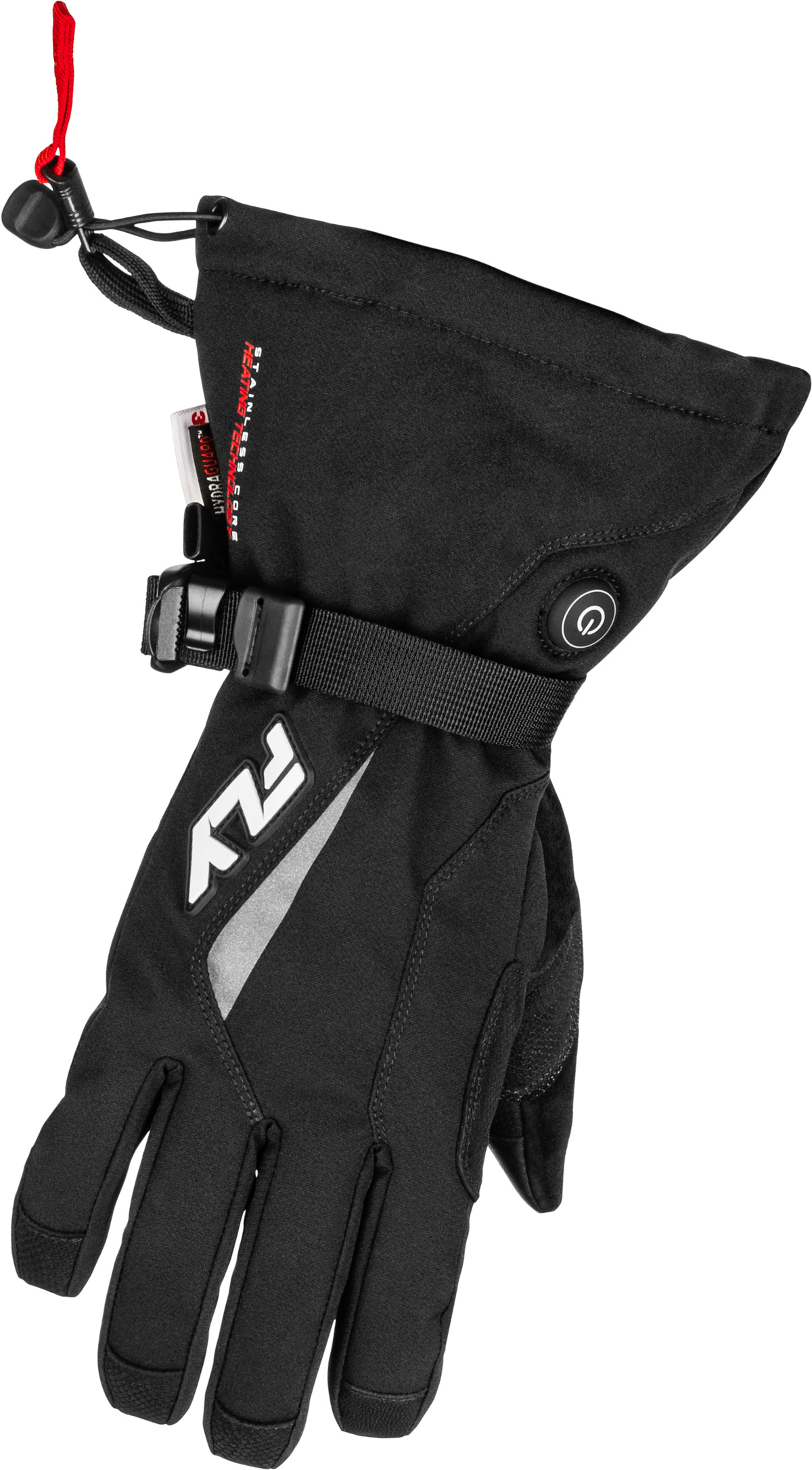 Fly Racing Title Heated Gauntlet Gloves - Black