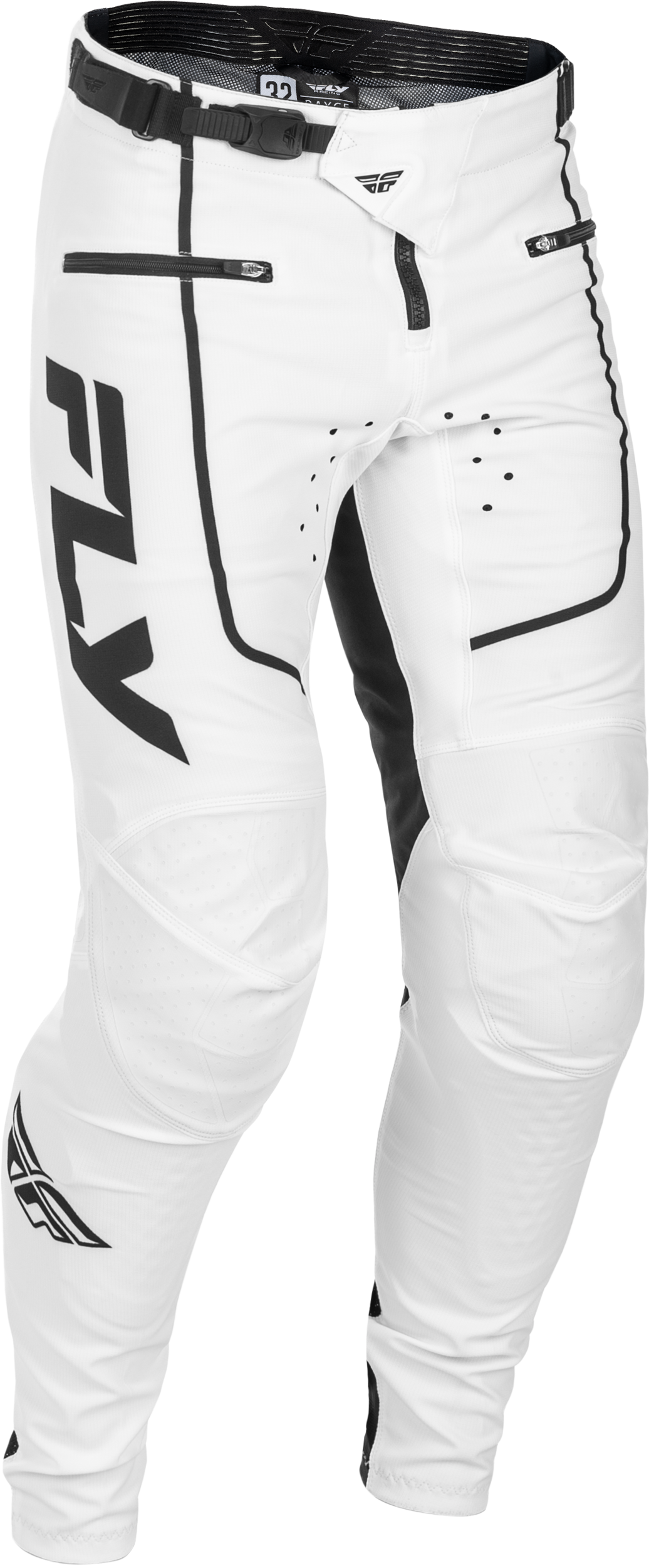 Fly Racing Youth Rayce Bicycle Pants - White/Black