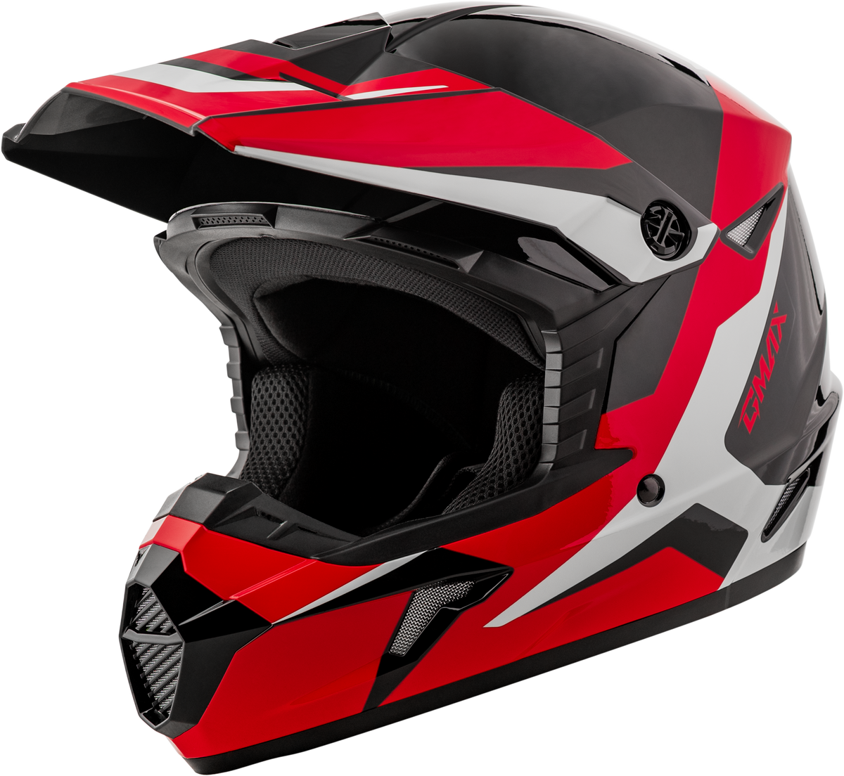 GMAX Youth MX-46Y Cyclus Helmet Black/Red