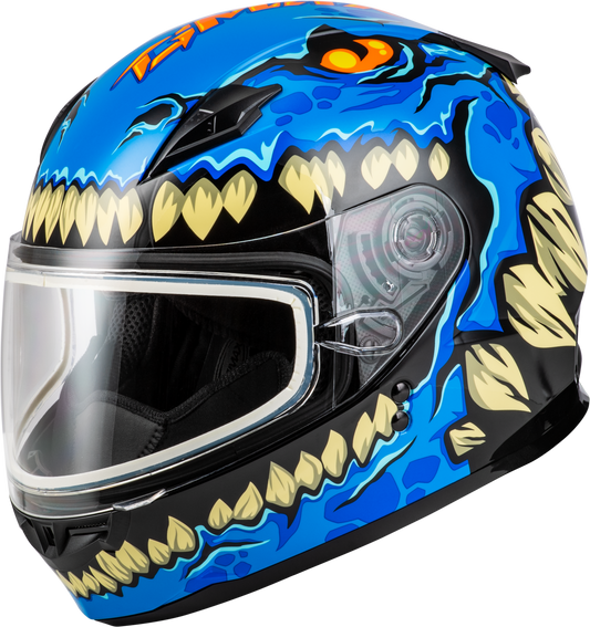 GMAX Youth GM-49Y Drax Snow Helmet Blue