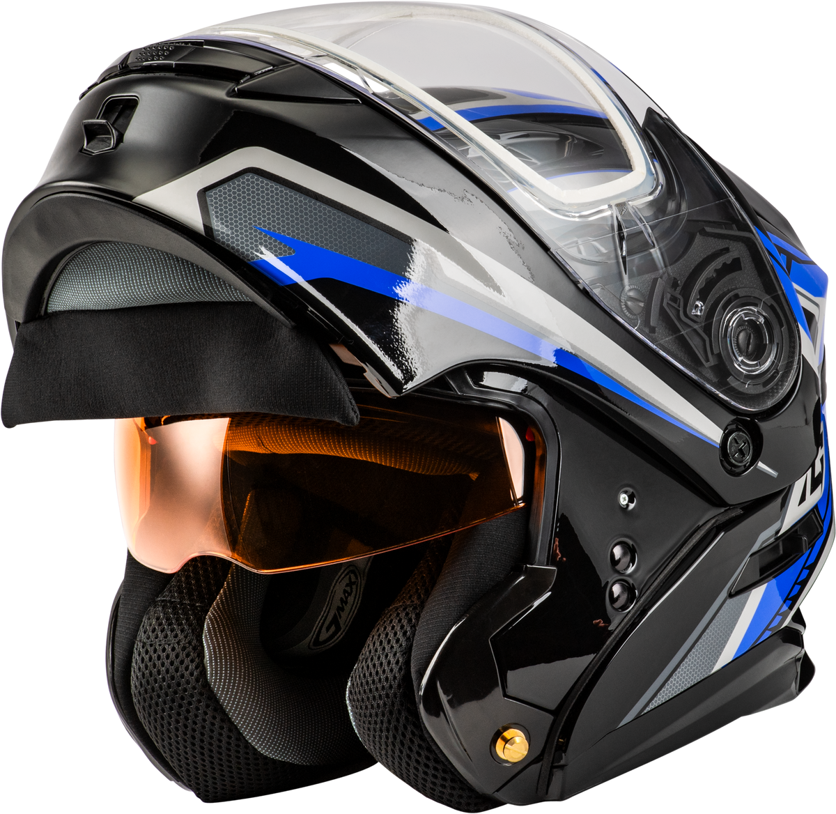 GMAX MD-01S Transistor Snow Helmet Blue/Black