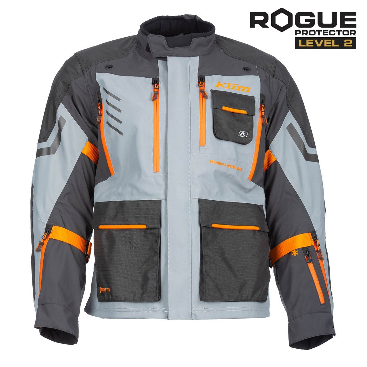 Klim Carlsbad Jacket - Asphalt/Ember Orange
