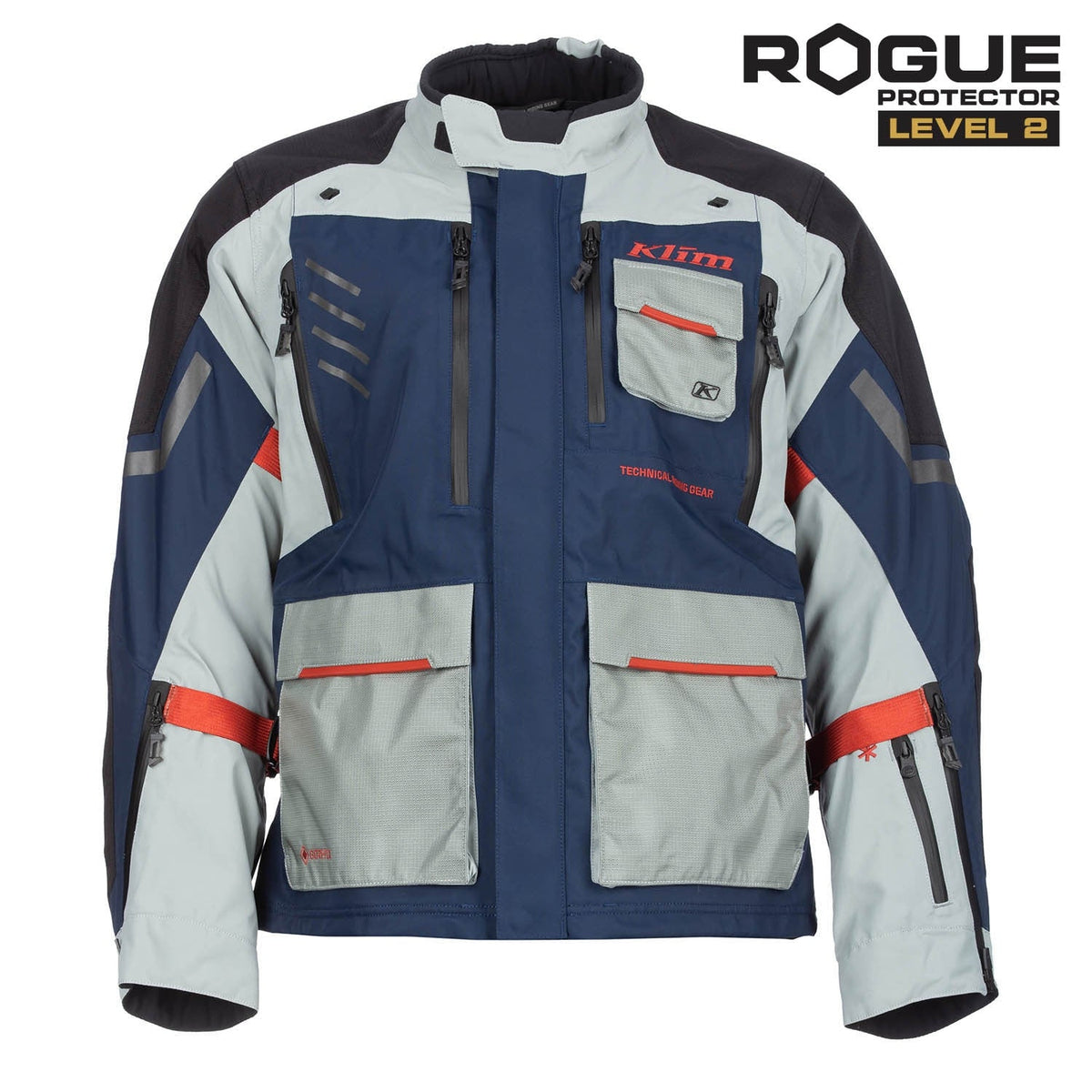 Klim Carlsbad Jacket - Dress Blues/Red Oxide
