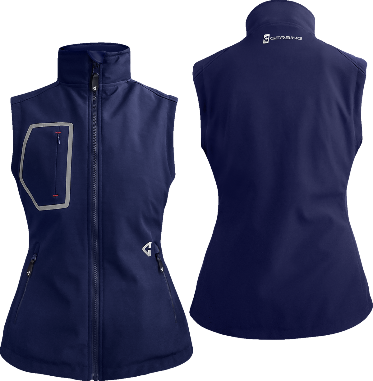 Womens 7V Torrid Softshell Heated Vest 2.0 - Navy