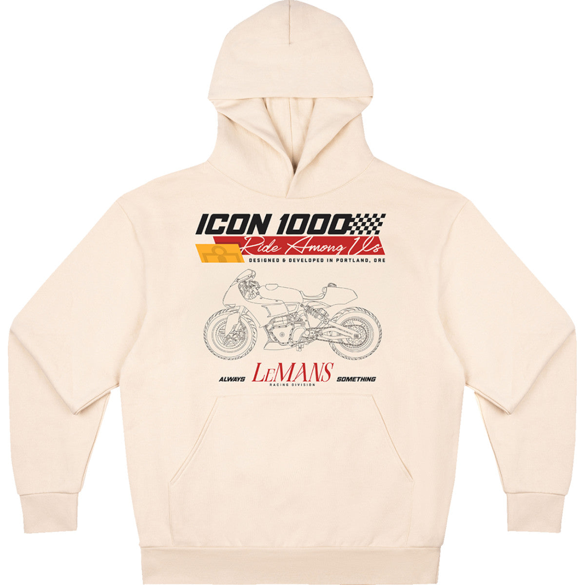Icon Always Something Hoodie - Ivory