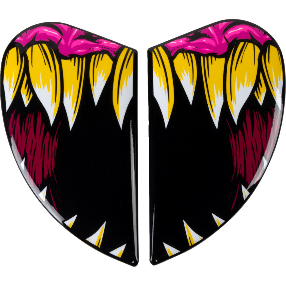 Icon Airform Helmet Side Plates - Kryola Kreep Blue