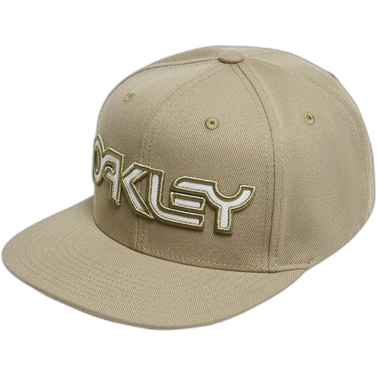 Oakley Meshed B1B Flat Brim Hat - Pebble/White