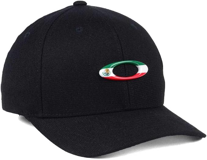 Oakley Tincan LX1 Mexico Flag Flexfit Hat - Red Line