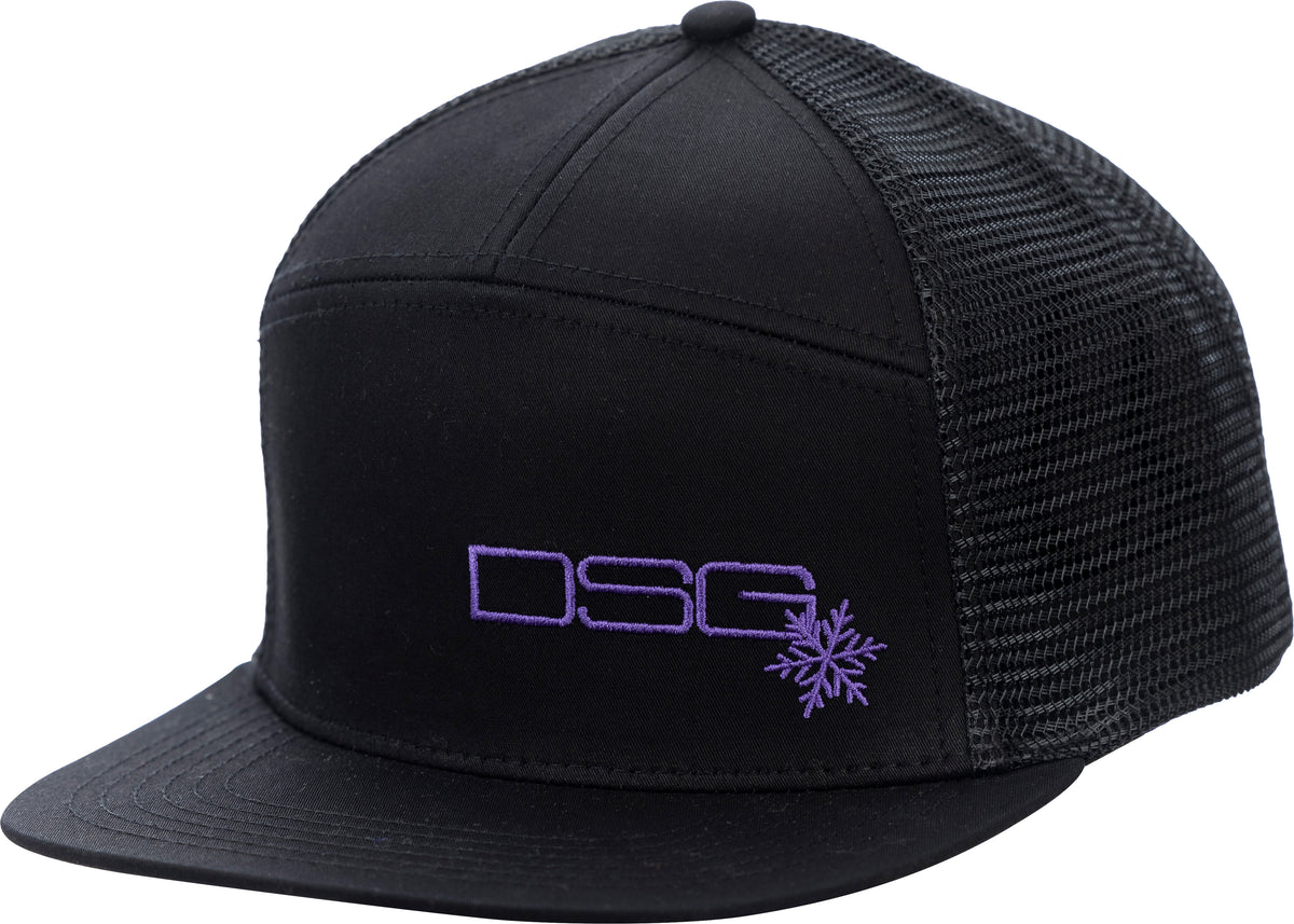 DSG Womens Flat Brim Cap CLOSEOUT - Black