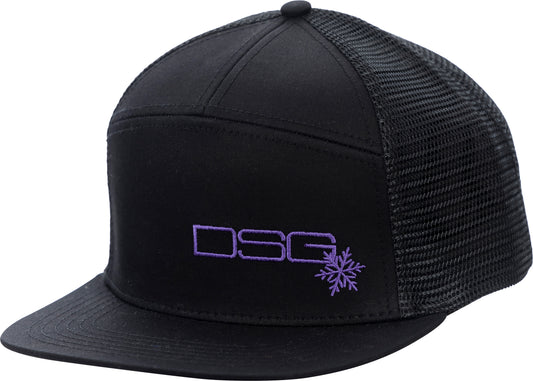 DSG Womens Flat Brim Cap CLOSEOUT - Black