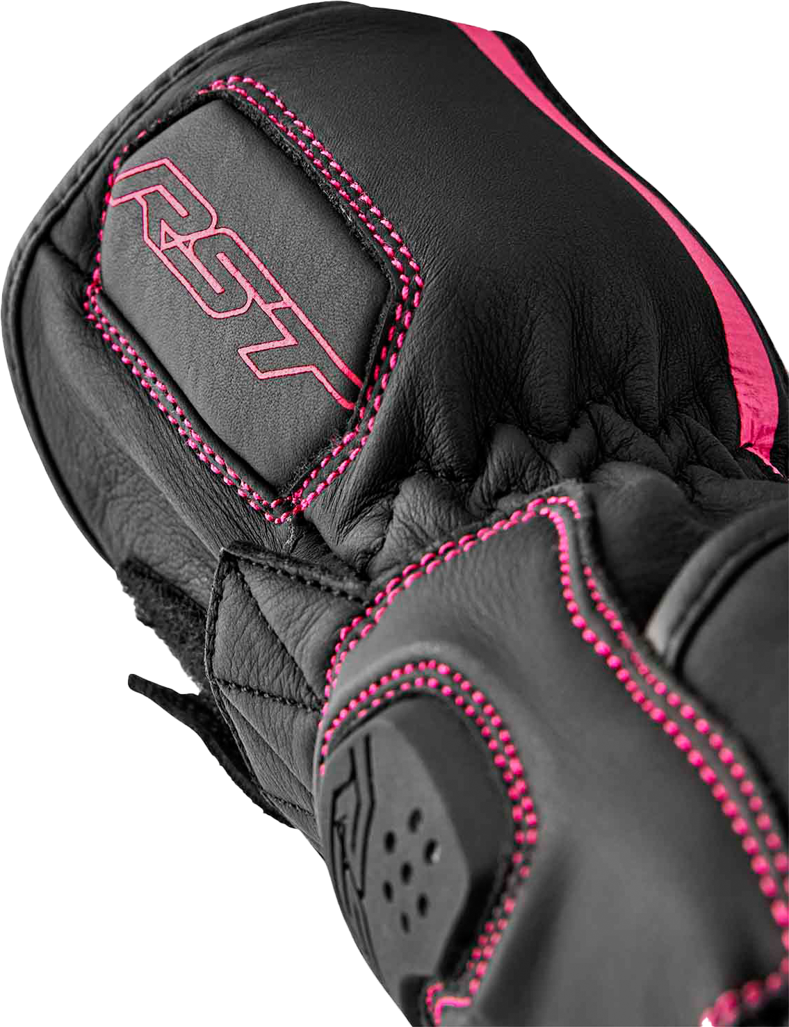 RST Womens S1 D3O Glove - Black/Pink