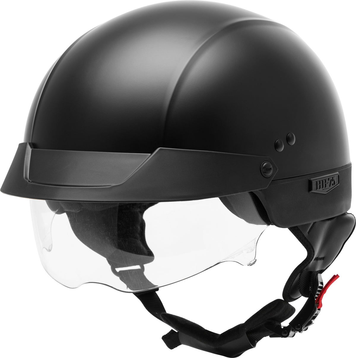 GMAX HH-75 Half Helmet Matte Black