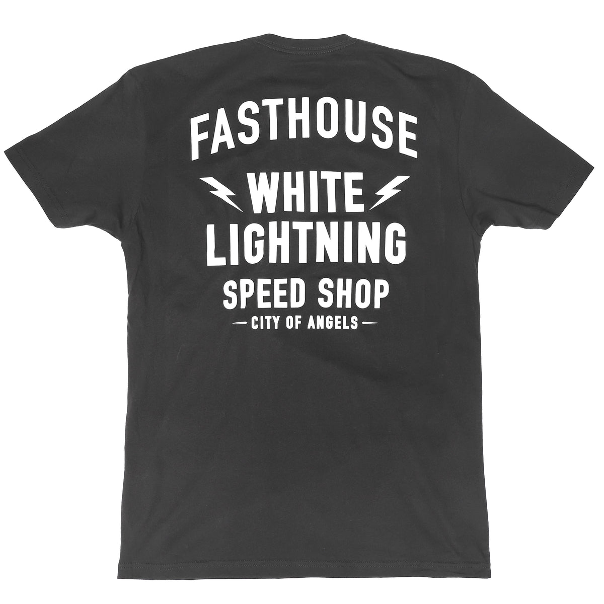 Fasthouse White Lightning Tee - Black