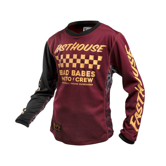 Fasthouse Gr Grindhouse Crew Jersey - Maroon