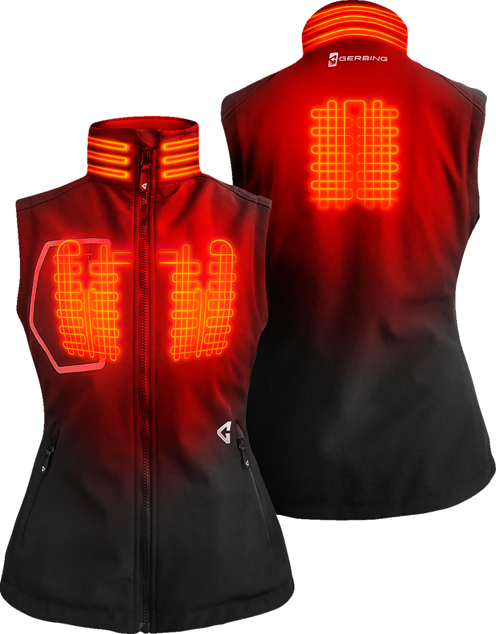 Womens 7V Torrid Softshell Heated Vest 2.0 - Black