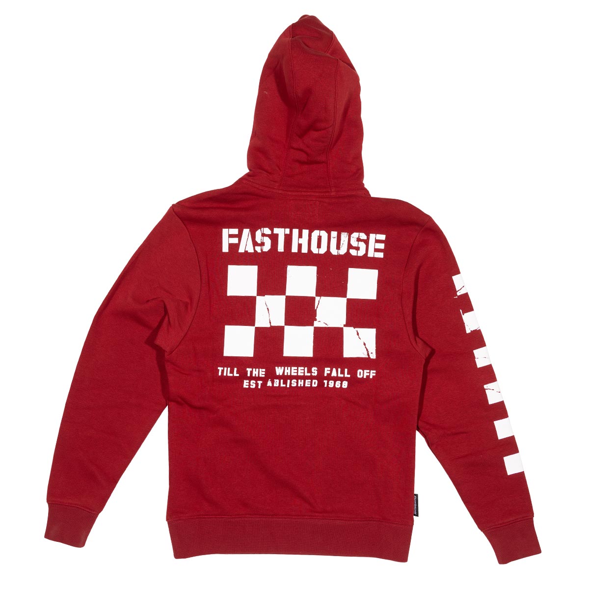 Fasthouse Torn Hoodie - Red